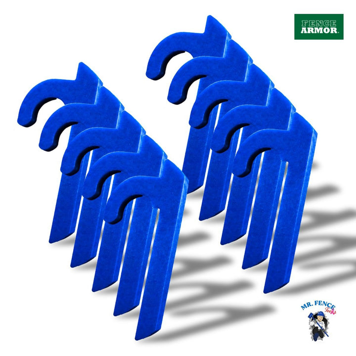 Curtain Hanger™ Chain-Link Fabric Support Tool Curtain Hanger™ Chain-Link Fabric Support Tool 2-3/8" Rail / Pack of 10 MFT - Tool Mr. Fence Tools