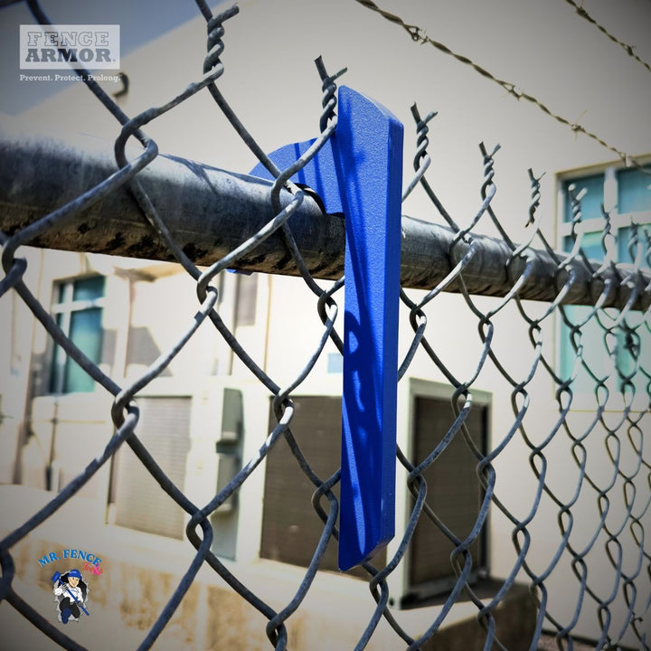 Curtain Hanger™ Chain-Link Fabric Support Tool Curtain Hanger™ Chain-Link Fabric Support Tool MFT - Tool Mr. Fence Tools
