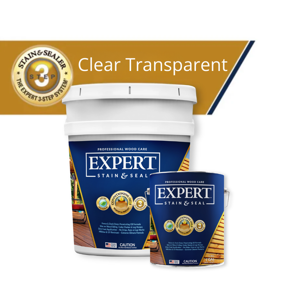 Clear Oil Stain & Sealer for Cedar & Pressure-Treated Fences & Decks | EXPERT Clear Oil Stain for Wood Fences & Decks | EXPERT New-Stain & Seal Experts Deck Stain Fence Armor