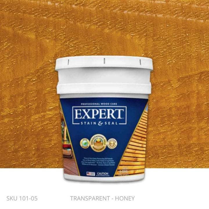 EXPERT Stain & Seal - Transparent Honey EXPERT Stain & Seal - Transparent 5 Gallon Pail / Honey New-Stain & Seal Experts Deck Stain Fence Armor