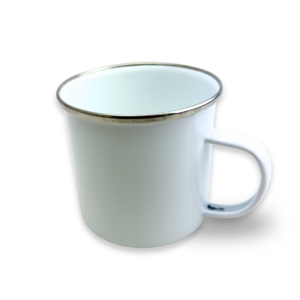 Fence Armor® Campfire Coffee Mug - White Speckled Ceramic Mug Fence Armor® Campfire Coffee Mug | White Speckled Ceramic Mug Fence Armor - Merch Fence Armor