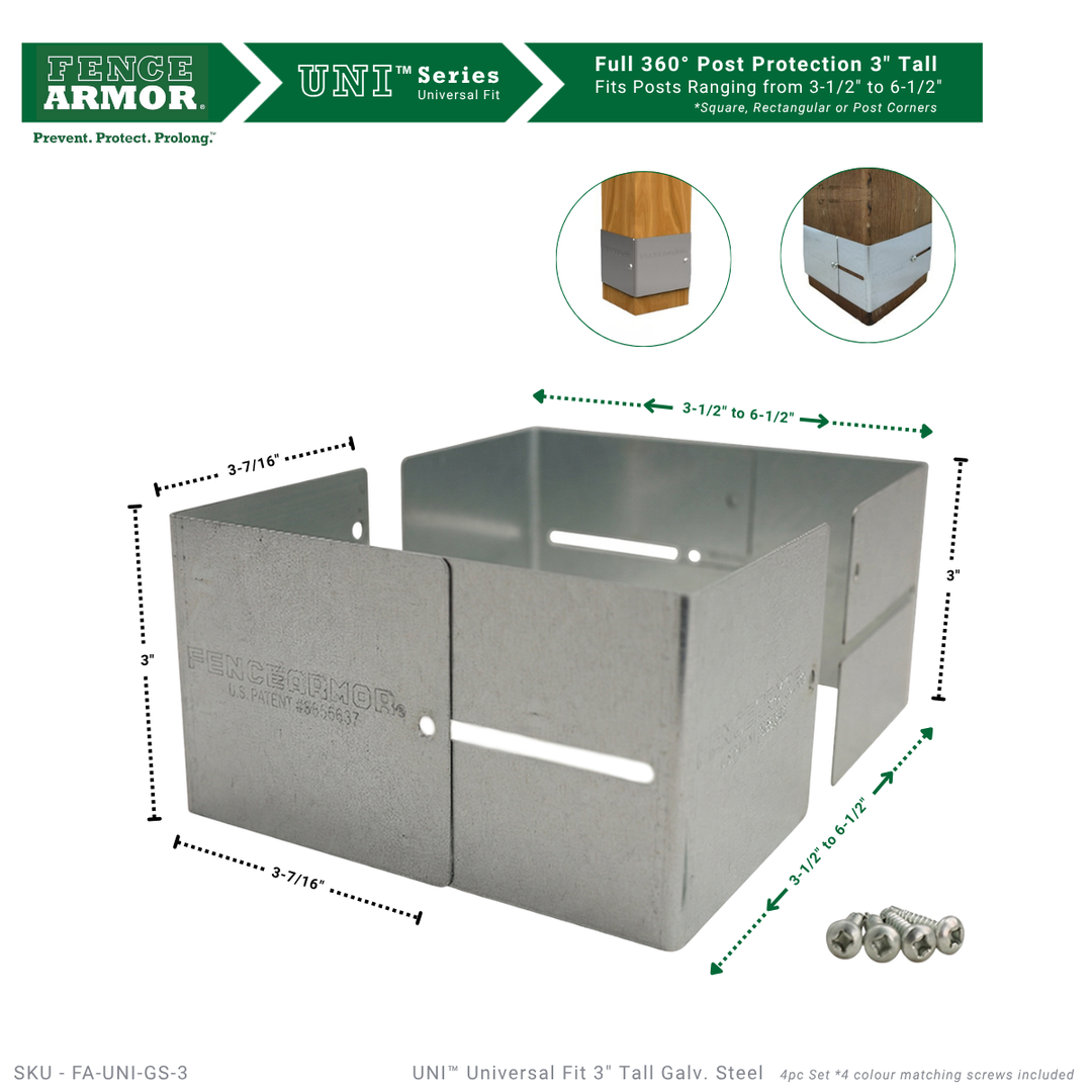 Universal Fit - Full Protection - Fence Armor UNI™ Universal Fit - Full Protection - Fence Armor UNI™ Fence Armor