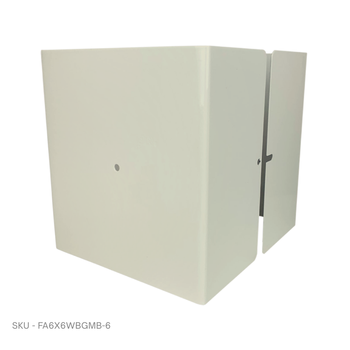 Fence Armor® Full-Protection Post Guard - 6″ Tall Upgrade 6″ Full-Protection Fence Post Guard — Repair & Protect Wood Posts 5.50˝ x 5.50˝and fits (5.5" x 3.5") / Almond Pro Series - Pairs Fence Armor