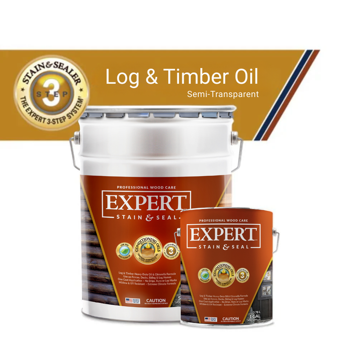 Log & Timber Oil for Log Homes & Timber Structures | EXPERT Professional Log Home Stain & Timber Oil | EXPERT New-Stain & Seal Experts Deck Stain Fence Armor