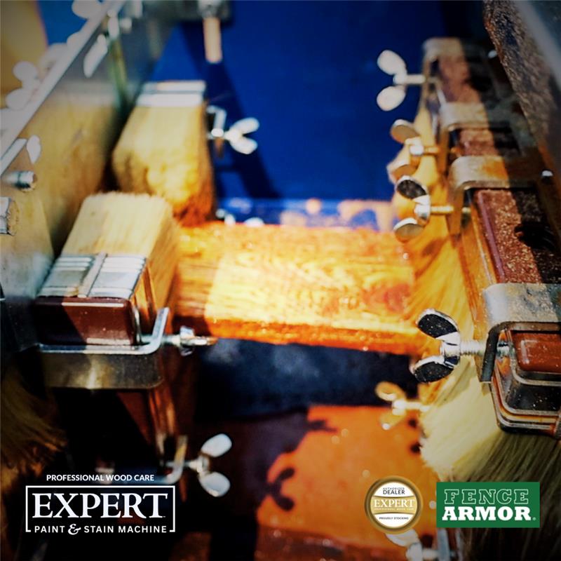 EXPERT Paint & Stain Machine Replacement Brushes - 12-Pack 100% Italian Natural Bristle EXPERT Paint & Stain Machine Replacement Brushes - 12-Pack 100% Italian Natural Bristle Fence Armor