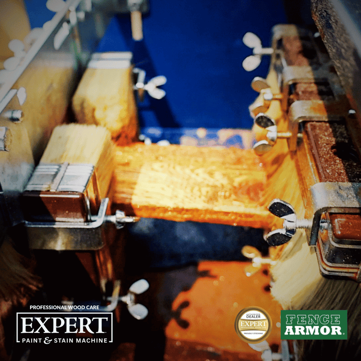 EXPERT Stain Machine Refill Kit – Complete Brush & Roller Replacement Set EXPERT Stain Machine Refill Kit – 12 Brushes & 6 Rollers Replacement Fence Armor