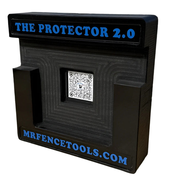 Fence Protector™ – Mr. Fence Tools Fence Post Protector for Vinyl & Metal Fences Protector V2.0 MFT - Tool Mr. Fence Tools