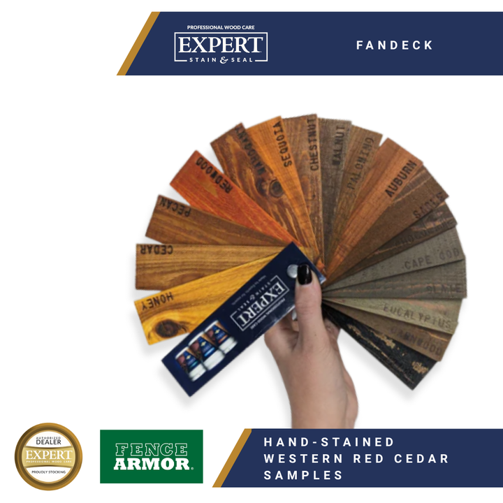 EXPERT Stain & Seal - Fan Deck EXPERT Stain & Seal - Fan Deck Fence Armor