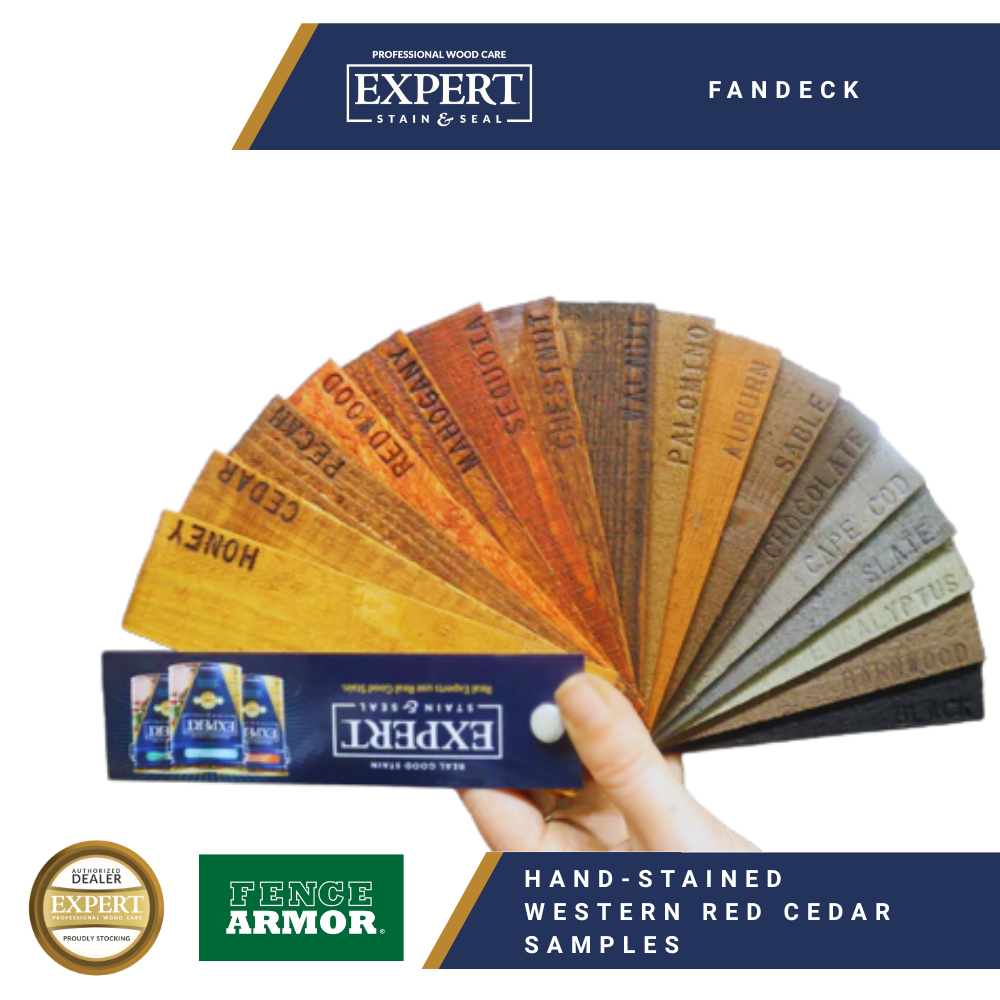 EXPERT Stain & Seal - Fan Deck EXPERT Stain & Seal - Fan Deck Fence Armor
