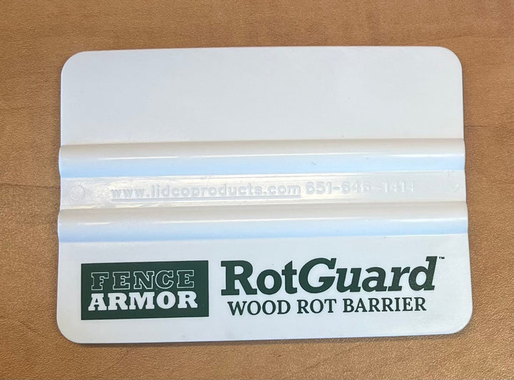 RotGuard™ - Application Squeegee RotGuard™ - Application Squeegee Appliacation Sqeegee RotGuard™ self-adhesive wrap - Rot Barrier Fence Armor
