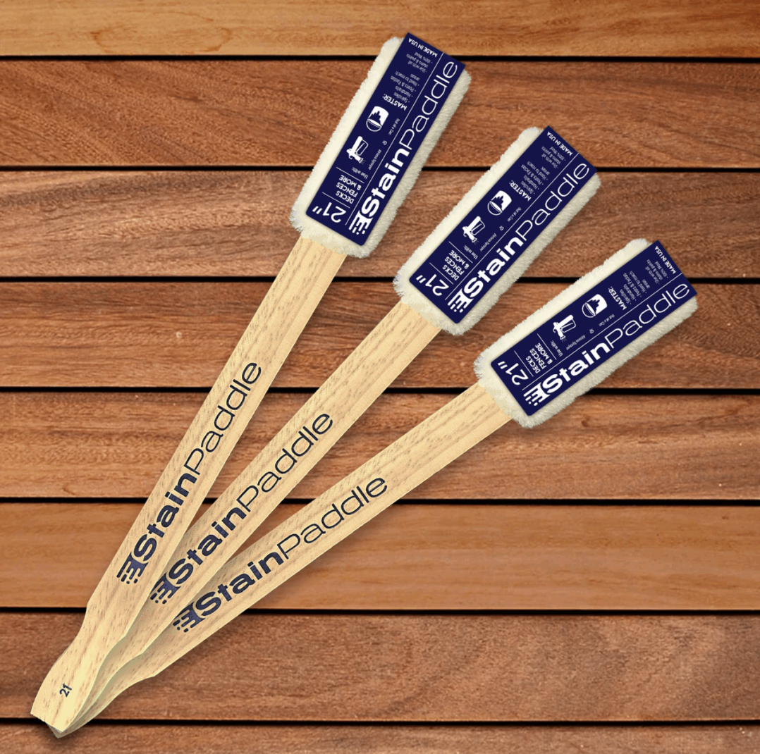 StainPaddle™ Wool Stain Applicator (14” & 21”) StainPaddle™ Wool Stain Applicator (14” & 21”) for Decks & Fences 21" / 3 Wood Restoration Products Fence Armor