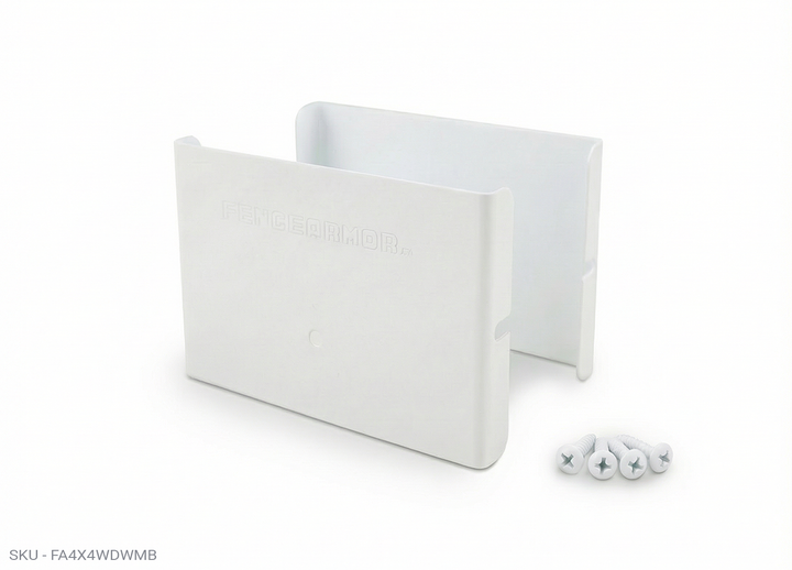 3" Tall Demi Privacy PostGuard™ Post Protection Demi Post Protection – 3˝ Tall & Fence Armor 3.50˝ x 0.50˝ / White Demi Full Post Protection - Pairs Fence Armor