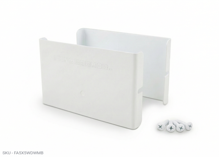 Privacy Fence Post Protection – 3˝ Tall Demi Post Protection – 3˝ Tall & Fence Armor 4.50˝ x 0.50˝ / White Demi Full Post Protection - Pairs Fence Armor