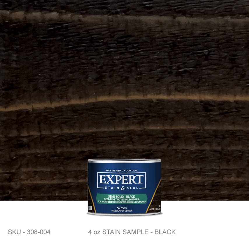 EXPERT Stain & Seal - Sample Cans EXPERT Stain & Seal - Sample Cans Semi Solid Black Fence Armor